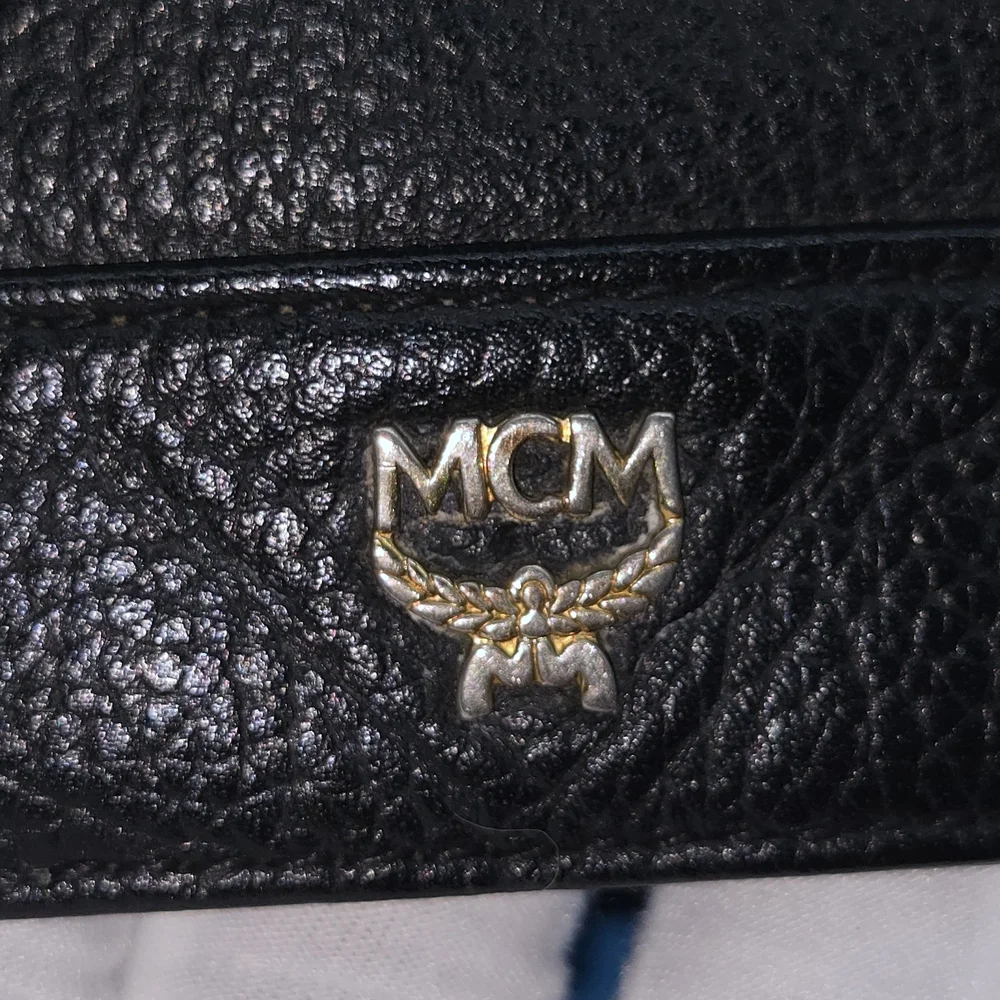 MCM Black Leather Backpack - Project Bag - Picture 6 of 14